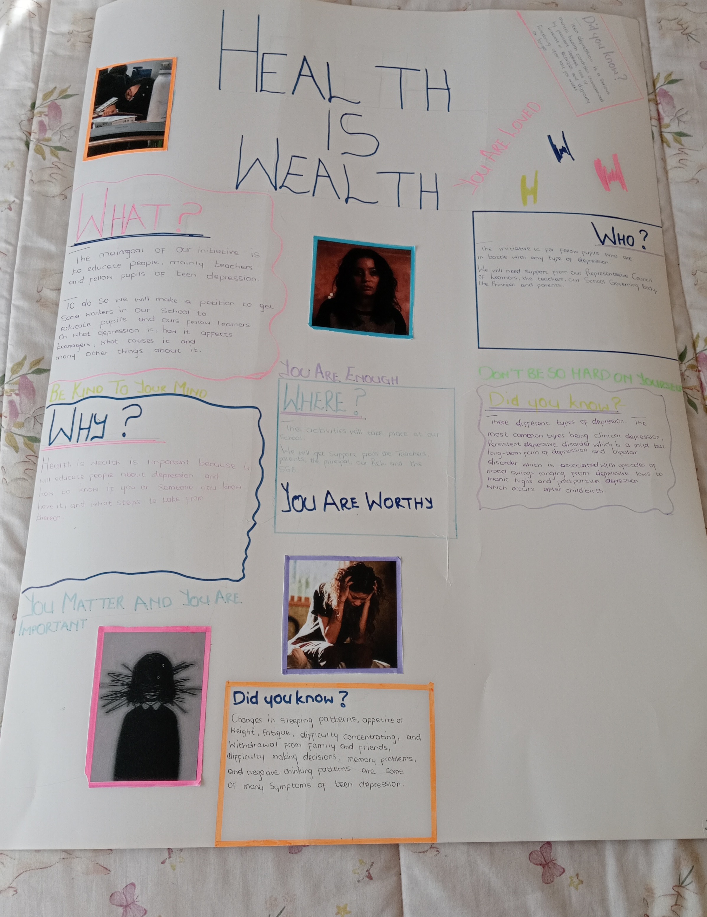 Invite social workers to Mandisa Shiceka to educate learners about depression  Image