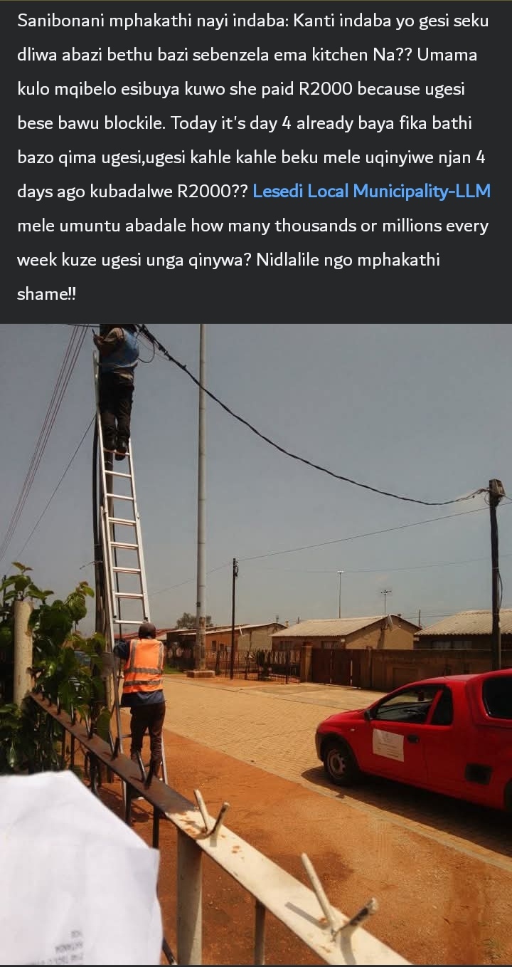 Stop unfair electricity disconnection and high rates  Image